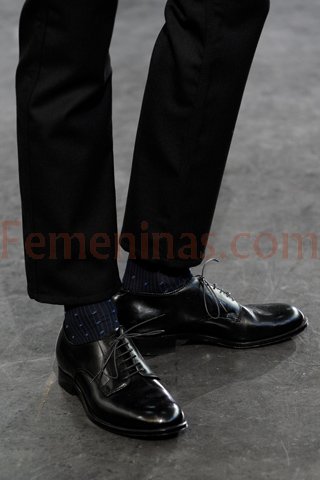 Para un formal y elegante zapatos de vestir de cuero negro